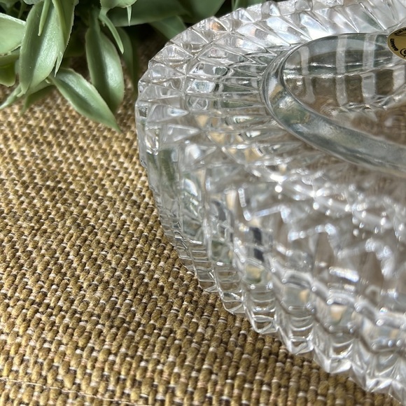 Cristal D'Arques Garanti Genuine Lead Crystal Heart‎ Shaped Trinket Box France - Picture 9 of 11
